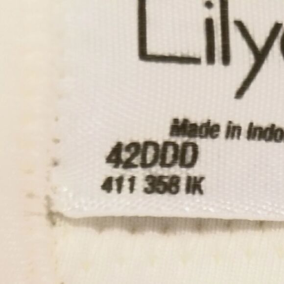 Lilyette Cream Seamless Cup Underwire Plus Size Bra - Picture 7 of 7